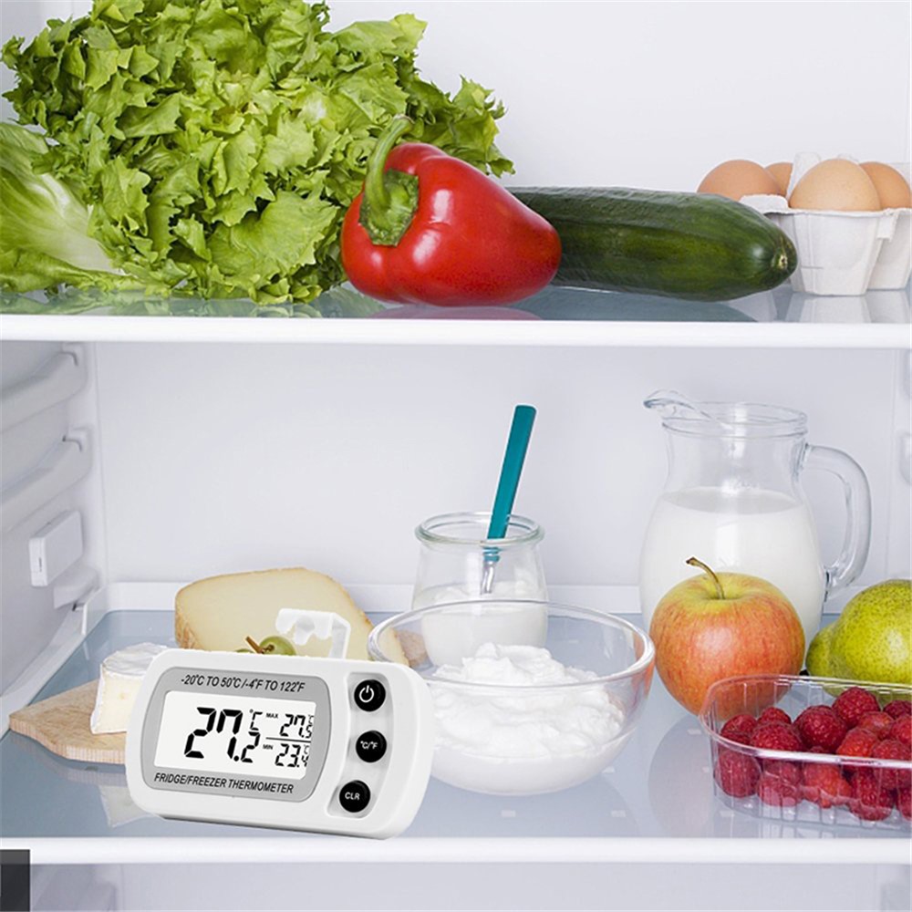 Refrigerator Fridge Thermometer LCD Display Digital Freezer Room Thermometer-7