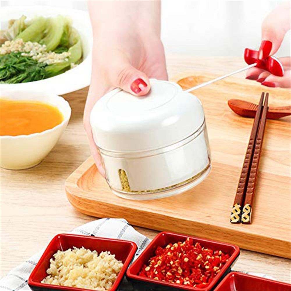 Mini Whirlwind Stainless Steel Garlic Press Device Multi-function Chopping Machine-7