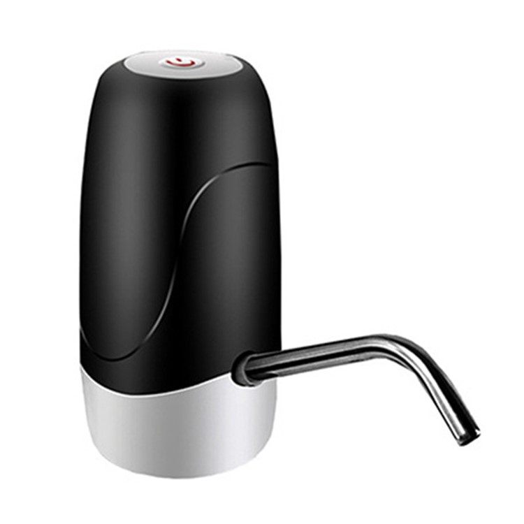 Outdoor Portable Household USB Rechargeable Electric Water Dispenser Bottle Pump - Black-1