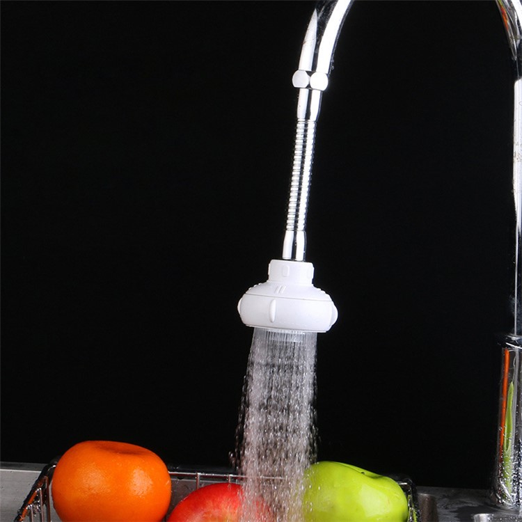 Kitchen Tap Head 360 Degrees Rotatable Faucet Spray Head Tap Splash Filter Nozzle - Long Style-1