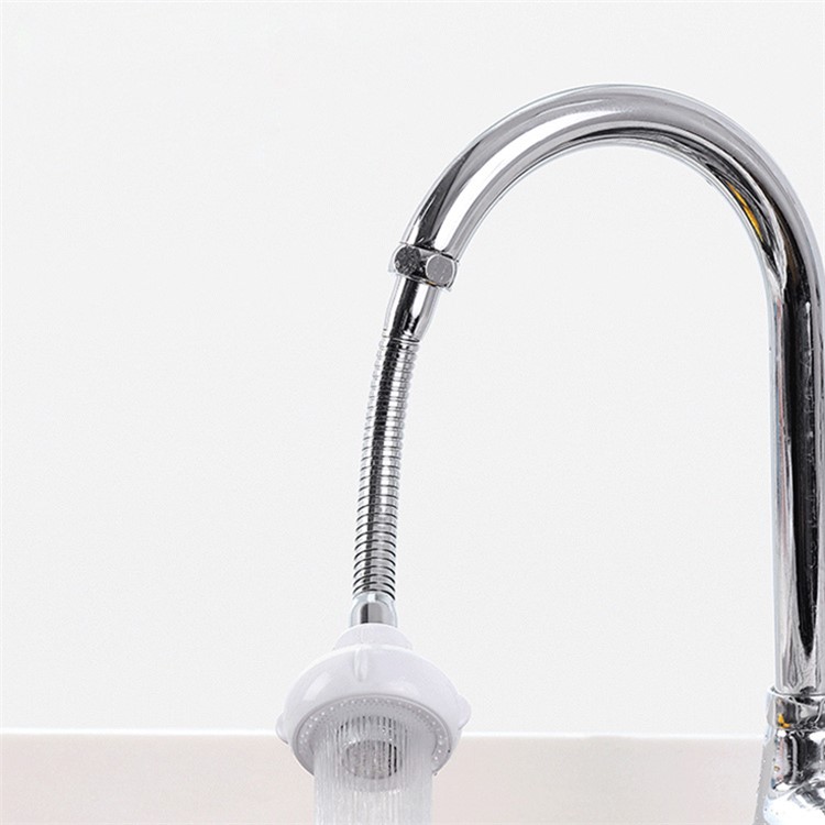 Kitchen Tap Head 360 Degrees Rotatable Faucet Spray Head Tap Splash Filter Nozzle - Long Style-3