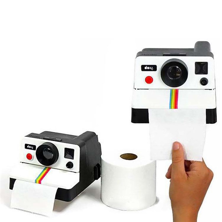 Vintage Camera Shaped Tissue Storage Toilet Paper Roll Holder Box Napkins-2