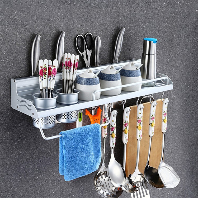 50cm Kitchen Knife Storage Rack Organizer Hook Holder Hanger-2