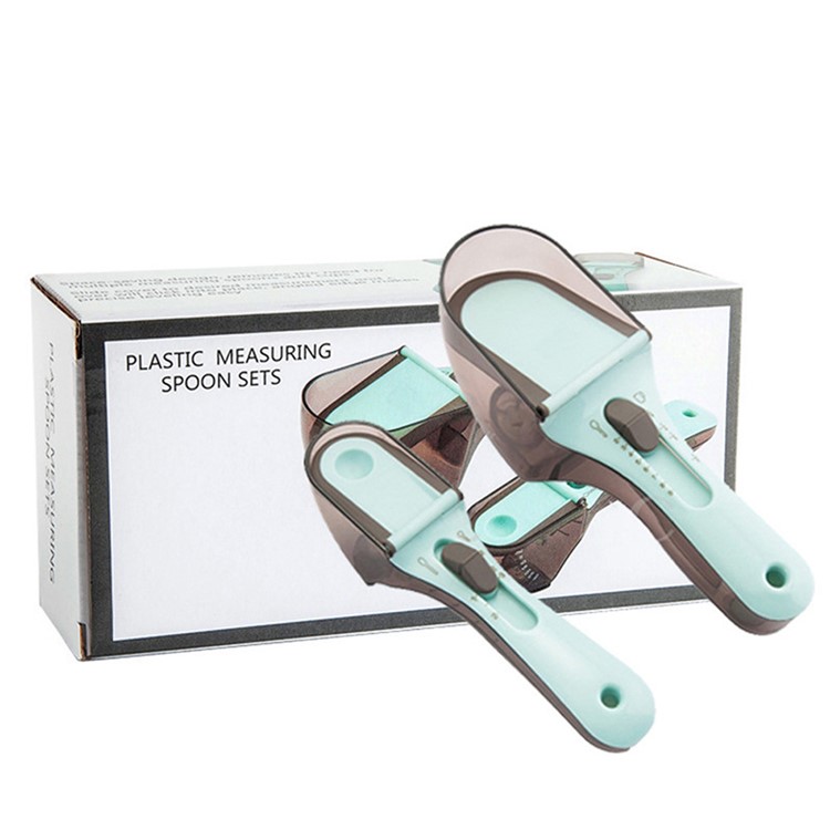 2PCS/Set Adjustable Measuring Cups and Spoons Set Magnetic Scoop-4