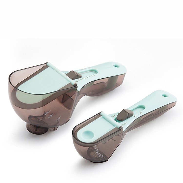 2PCS/Set Adjustable Measuring Cups and Spoons Set Magnetic Scoop-8