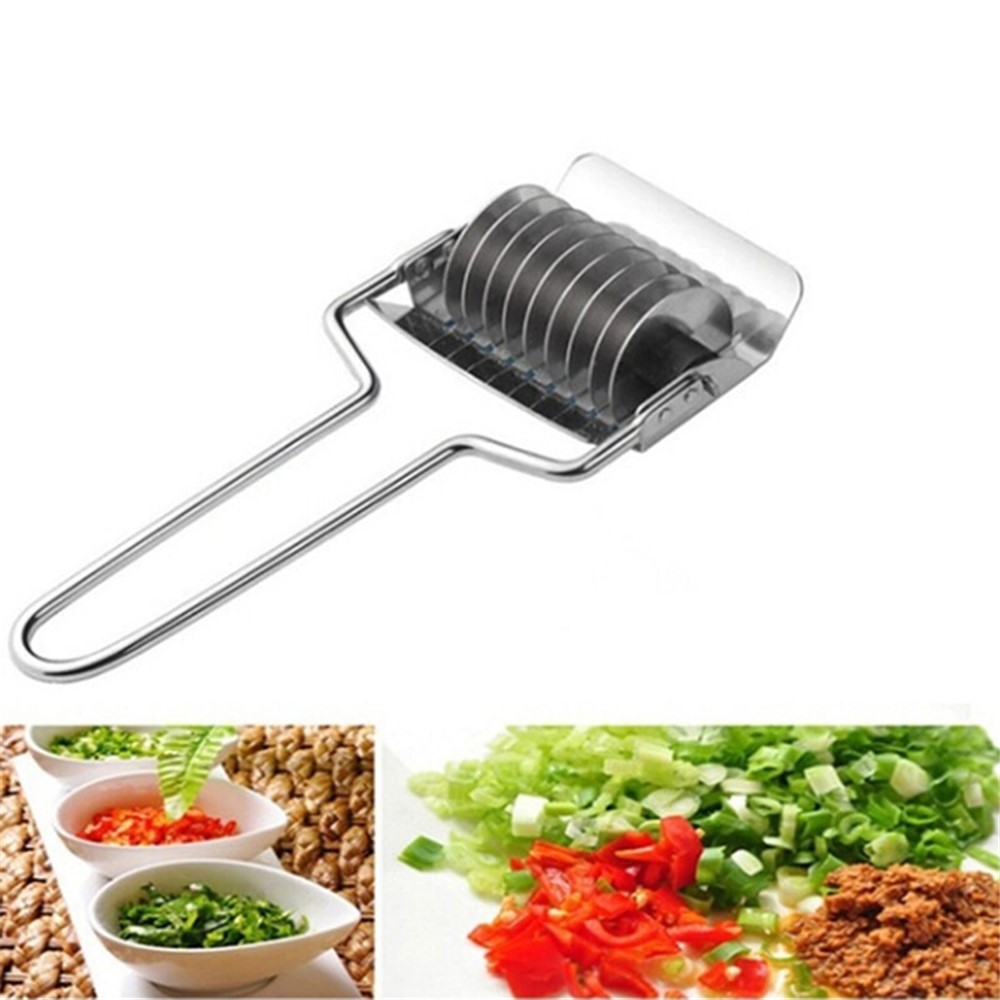 Stainless Steel Onion Chopper Slicer Garlic Coriander Cutter Cooking Tool-1