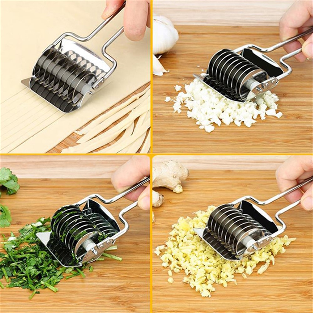 Stainless Steel Onion Chopper Slicer Garlic Coriander Cutter Cooking Tool-5