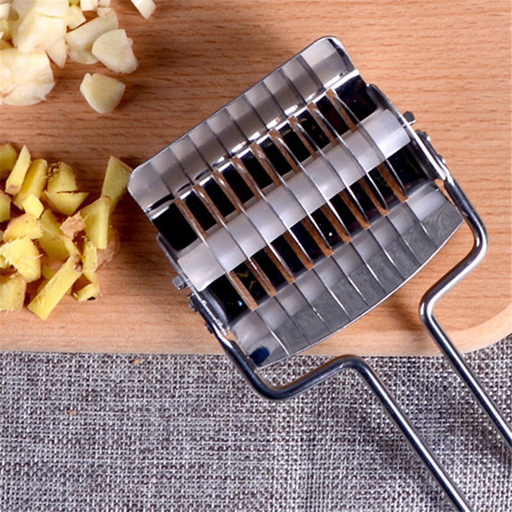 Stainless Steel Onion Chopper Slicer Garlic Coriander Cutter Cooking Tool-7