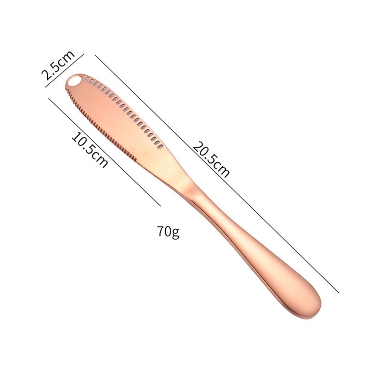 Stainless Steel High-end Dinner Butter Knife Kitchen Tool Dinnerware - Rose Gold