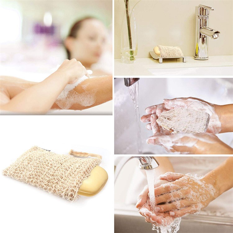 Soap Blister Mesh Double Layer Soap Net Foam Bubble Mesh Bag-9