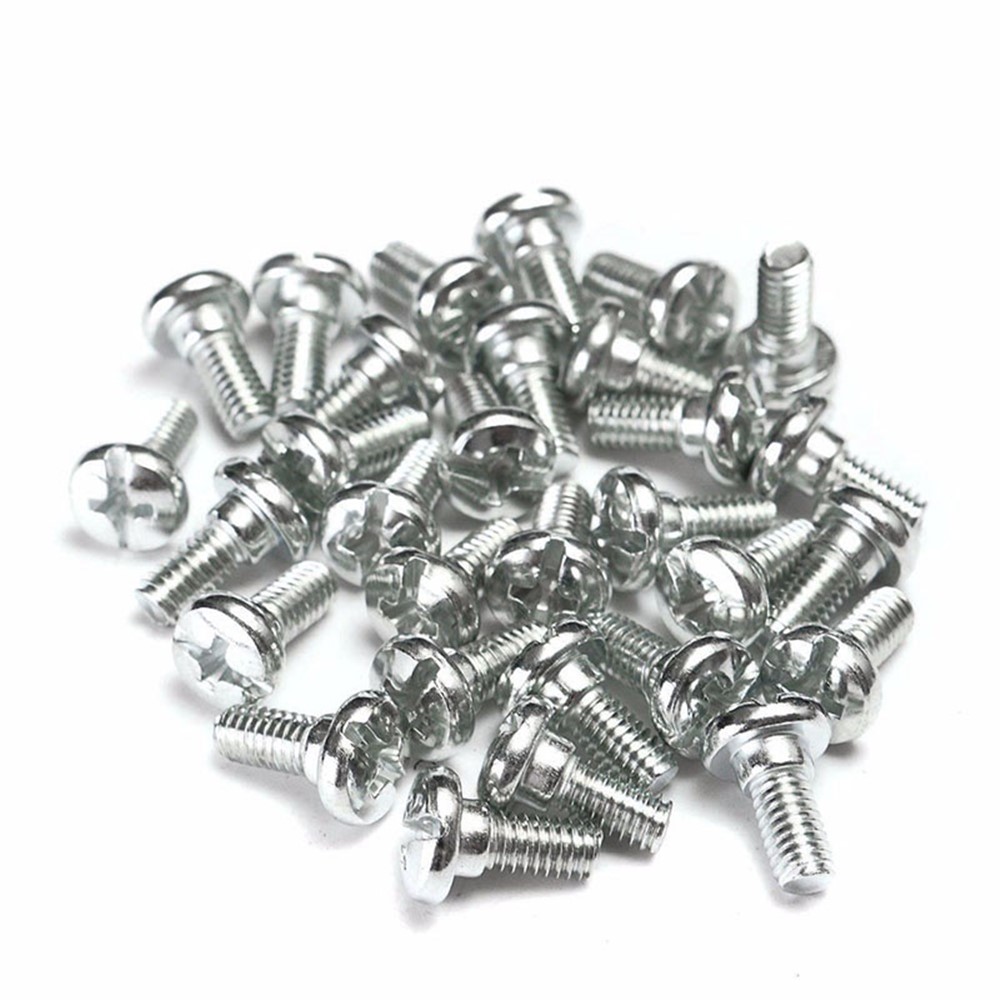 30Pcs/Set 0.75MM Titanium Coated Stainless Steel Lawn Mower Blade Replacement + Screw Parts for Husqvarna Automower - Silver-6