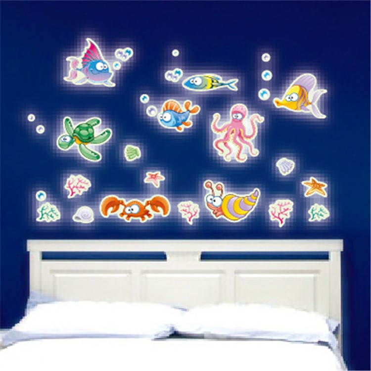Leuchtender Wandaufkleber Unterwasserwelt Zu Hause Schlafzimmer Dekor-2