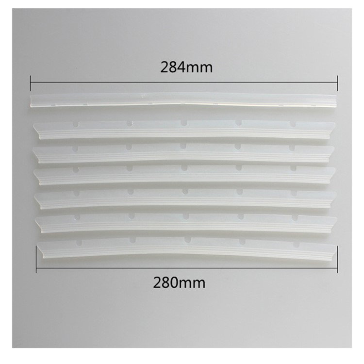 6PCS Roll-Brush Rubber Strip + 1PC Protective Tape for Neato Botvac D70 D70E D75 D80 D85-3