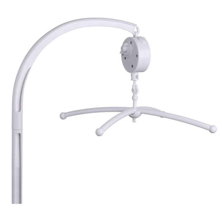 Baby Crib Mobile Bed Bell Toy Holder Arm Bracket + Wind-up Music Box-3