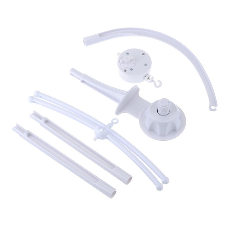 Baby Crib Mobile Bed Bell Toy Holder Arm Bracket + Wind-up Music Box-4