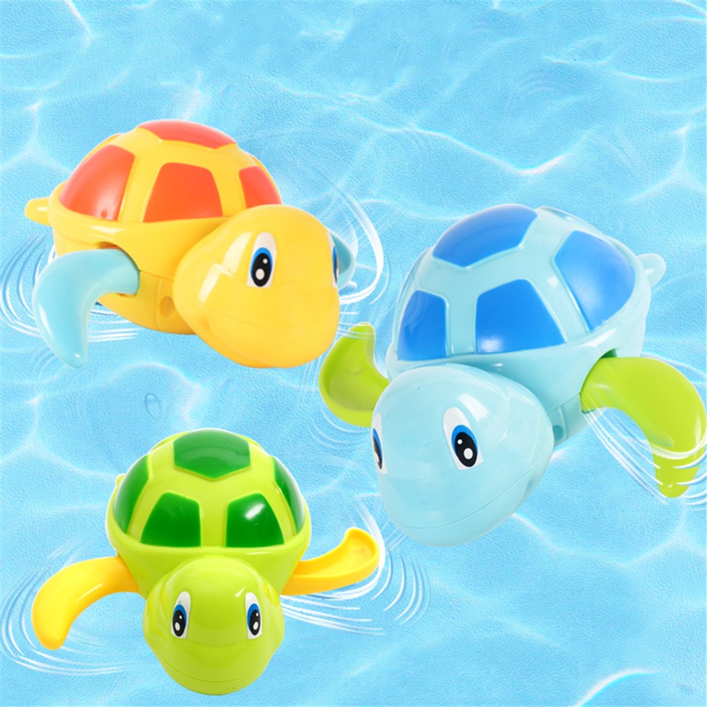 Bebé Dibujos Animados Tortuga Baño Natación Tortuga Reloj De Pulsera Juguete - Color Aleatorio-3