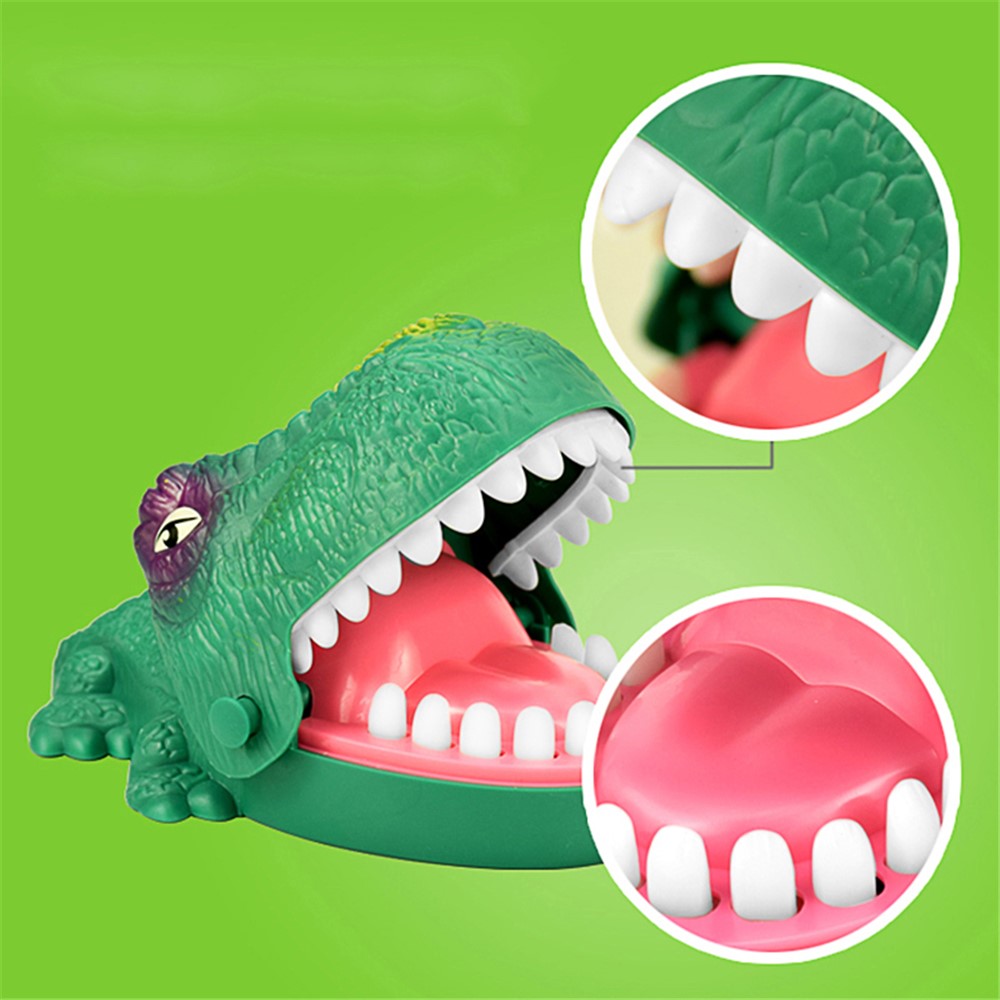 Dinosaur Dentist Bite Finger Toy Funny Tricky Tabletop Game-2