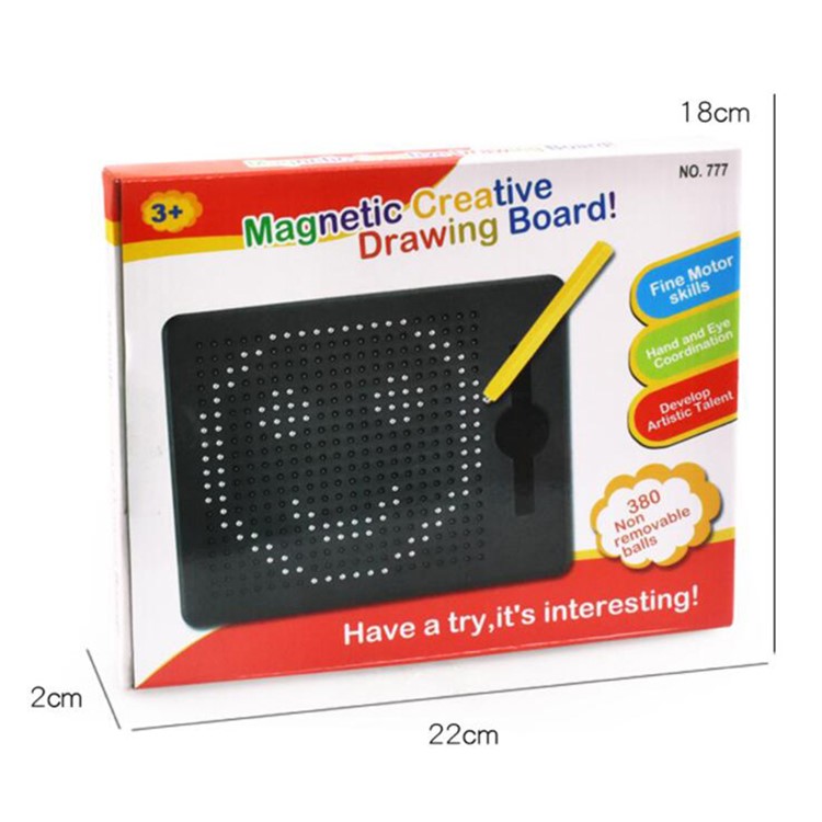 Magnetic Ball Sketch Pad Tablet Kids Drawing Board Magnetic Children Drawing Toy-9