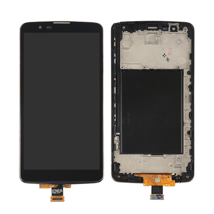LCD Screen and Digitizer Assembly + Frame Part for LG Stylo 2 Plus K550 / MS550 (Non-OEM Screen Glass Lens, OEM Other Parts) - Black-1