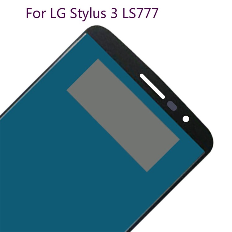 LCD Screen and Digitizer Assembly Replacement for LG Stylus 3 LS777 (Non-OEM Screen Glass Lens, OEM Other Parts) - Black-2