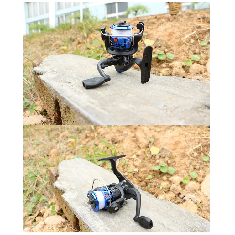 Spinning Fishing Reel 3BB 5.1:1 Fish Wheel Spinning Reel Fishing Tackle (With Line) - Silver Color-4