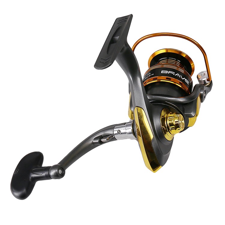 JS4000 10 Cuscinetti A Sfera 5.1: 1 Rapporto Per Ingranaggio Rabili Da Pesca Con Manopola ABS-6