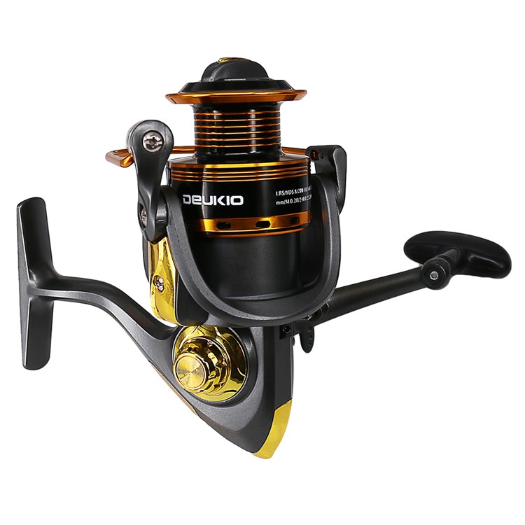 JS7000 10BB 5.1:1 Gear Ratio Metal Spool Fishing Reel with Folding Arm-3
