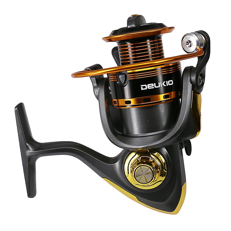 JS7000 10BB 5.1:1 Gear Ratio Metal Spool Fishing Reel with Folding Arm-7