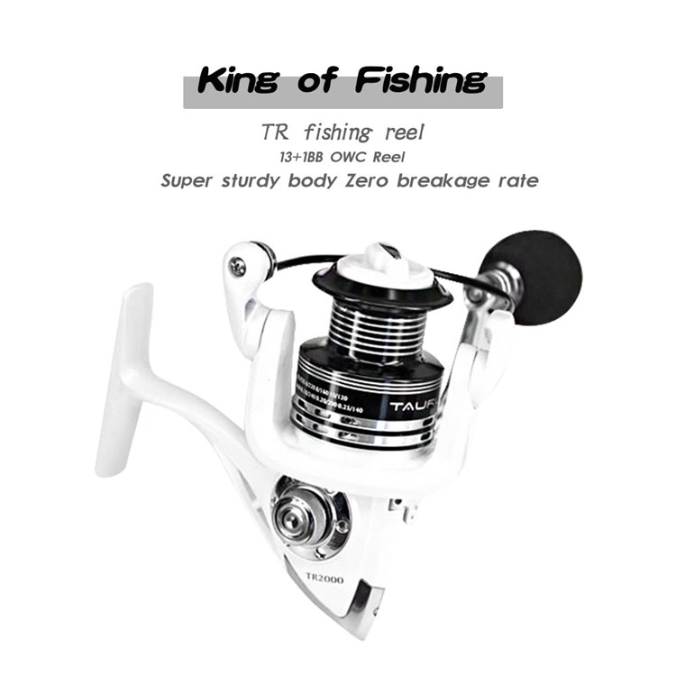 TR3000 13+1BB 5.0:1 SR Spinning Fishing Reel Metal Rocky Gear Spool Fish Reel-2