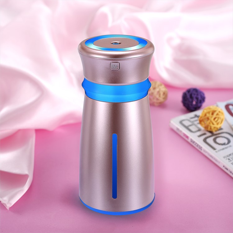 Colorful 300ml Mini Mute USB Air Humidifier Diffuser Mist Purifier for Home Office Car - Rose Gold-1