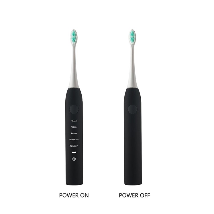 SMARTSONIC+ T10 15 Modes USB Ultrasonic Vibration Electric Toothbrush for Adult Use - Black-3