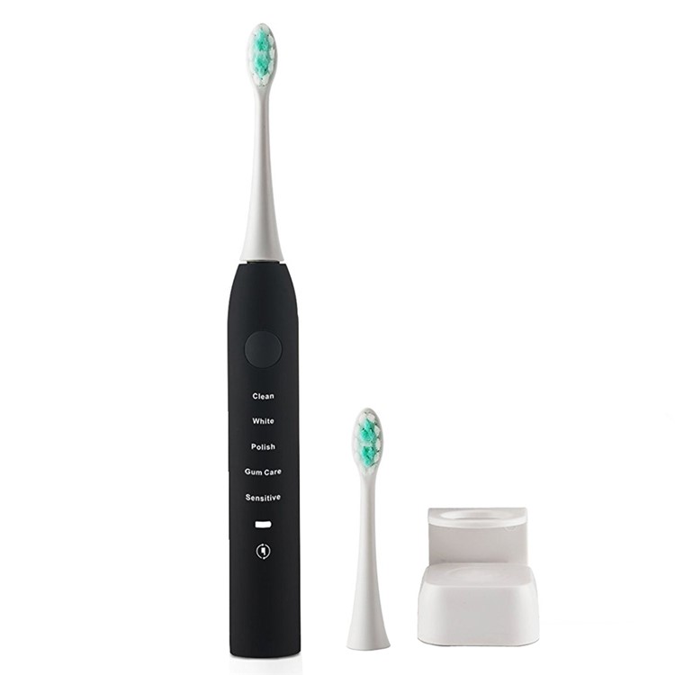 SMARTSONIC+ T10 15 Modes USB Ultrasonic Vibration Electric Toothbrush for Adult Use - Black-5