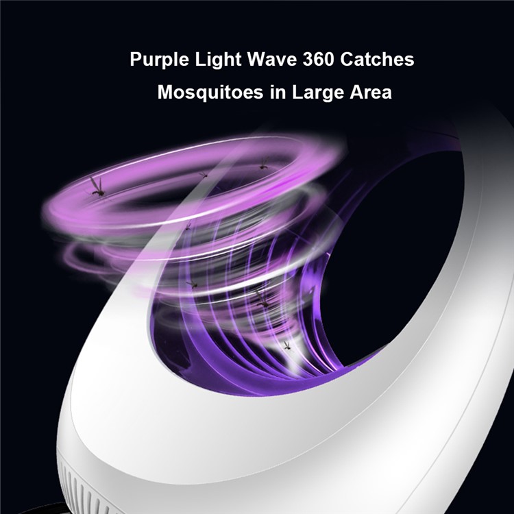 Photocatalyst Trap Mosquito Killer Lamp Low Noise USB Charging for Home Garden Use-6