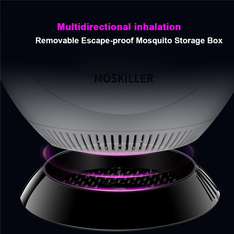 Photocatalyst Trap Mosquito Killer Lamp Low Noise USB Charging for Home Garden Use-7