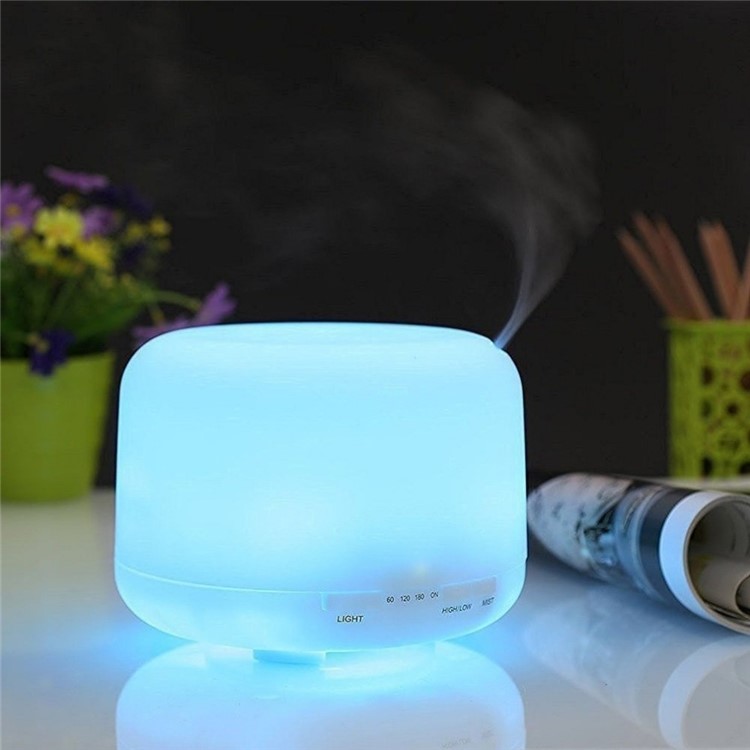 500ML LED Humidifier Aroma Essential Diffuser 7 Colors Adjustable Humidifier - US Plug-10
