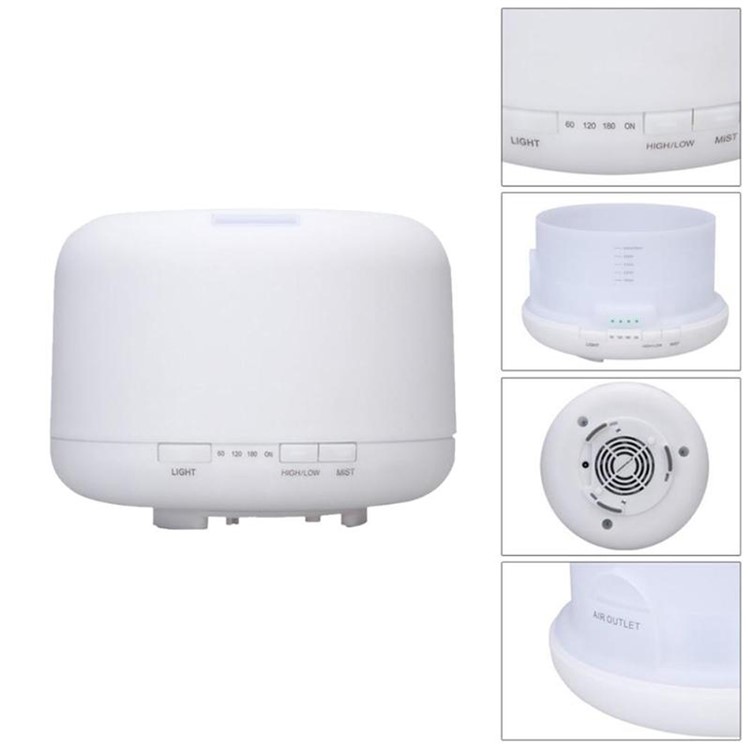 500ML LED Humidifier Aroma Essential Diffuser 7 Colors Adjustable Humidifier - US Plug-6