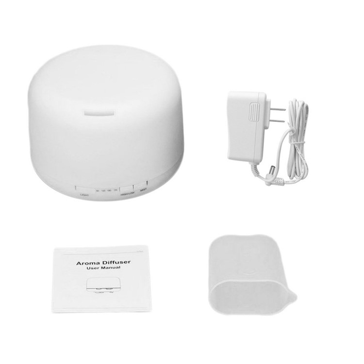 500ML LED Humidifier Aroma Essential Diffuser 7 Colors Adjustable Humidifier - US Plug-8