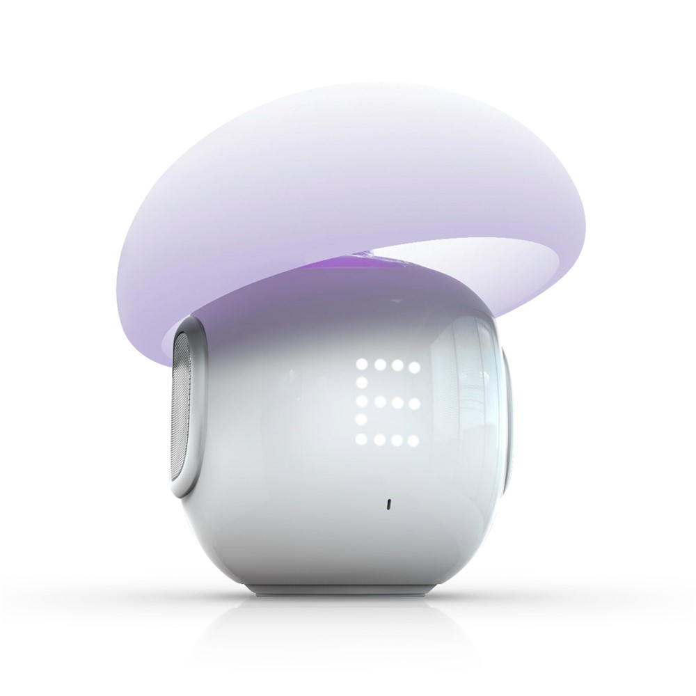 Smart Magic Lamp Bluetooth Speaker Emotion DIY Message Mood Light with Alarm Clock Recording - Blue-16