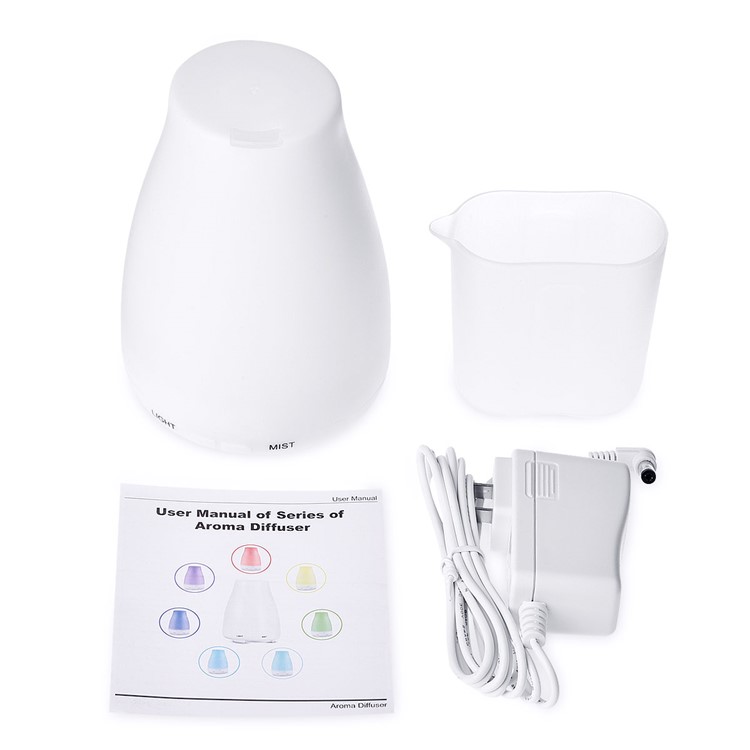 100ML Humidifier Aromatherapy Diffuser Color LED Lights Essential Oil Diffuser - US Plug-9