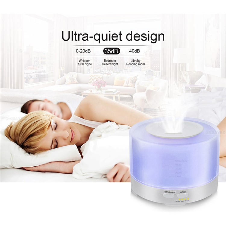700ML Aromatherapy Machine Humidifier Fragrance Lamp with Remote Control - US Plug-5