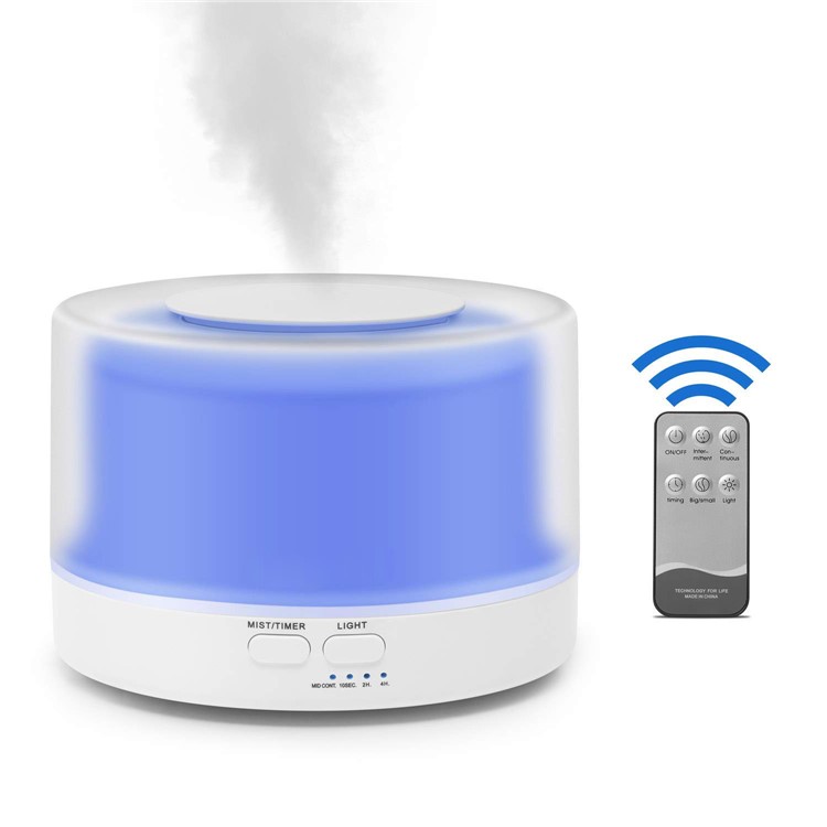 700ML Aromatherapy Machine Humidifier Fragrance Lamp with Remote Control - US Plug-6