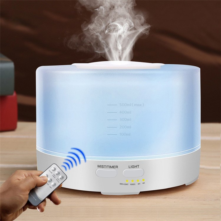 700ML Aromatherapy Machine Humidifier Fragrance Lamp with Remote Control - EU Plug-3
