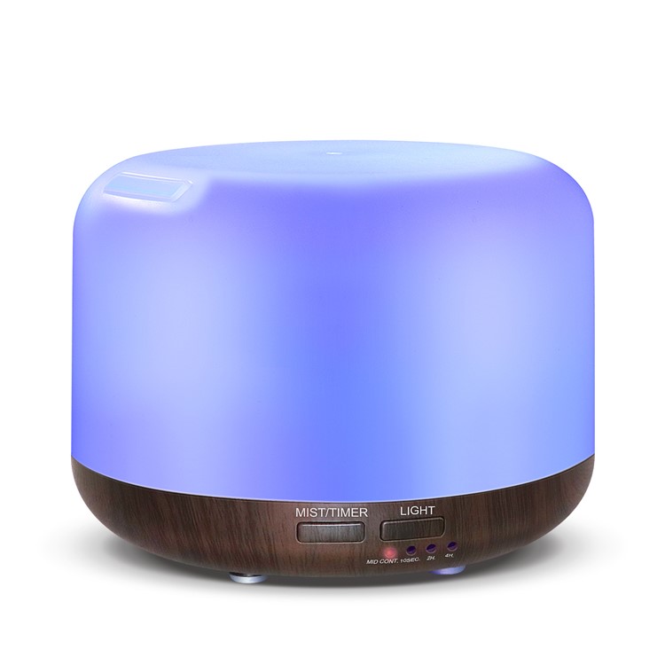 300ML LED Humidifier Aroma Essential Diffuser 7 Colors Adjustable Humidifier - UK Plug-11