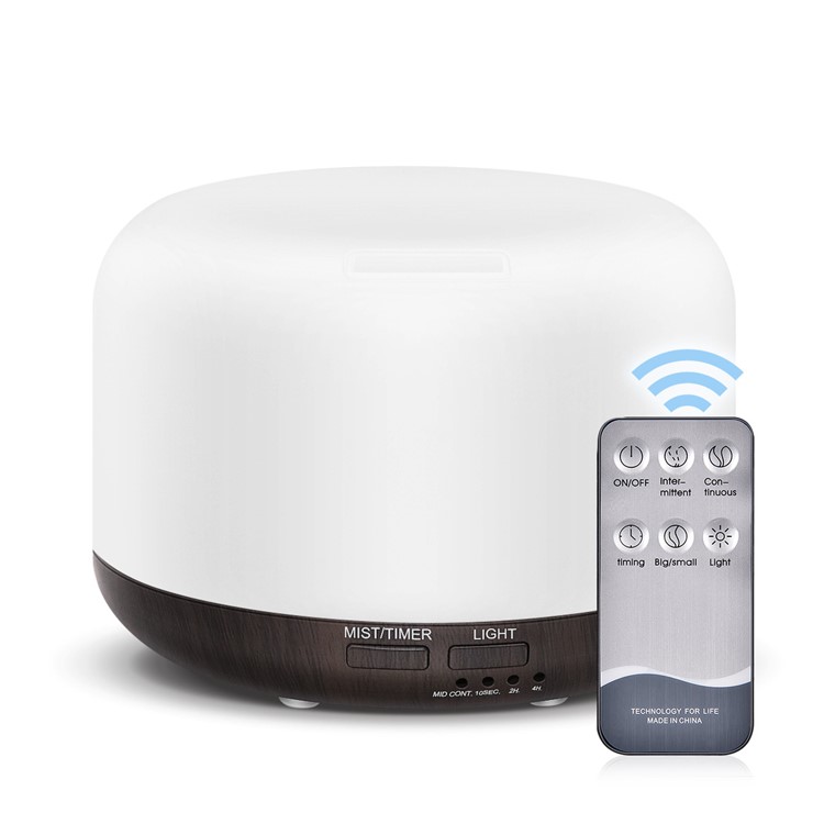 300ML LED Humidifier Aroma Essential Diffuser 7 Colors Adjustable Humidifier - US Plug-7