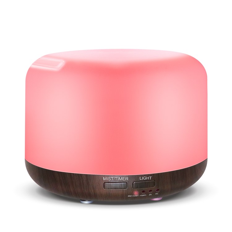 300ML LED Humidifier Aroma Essential Diffuser 7 Colors Adjustable Humidifier - US Plug-9