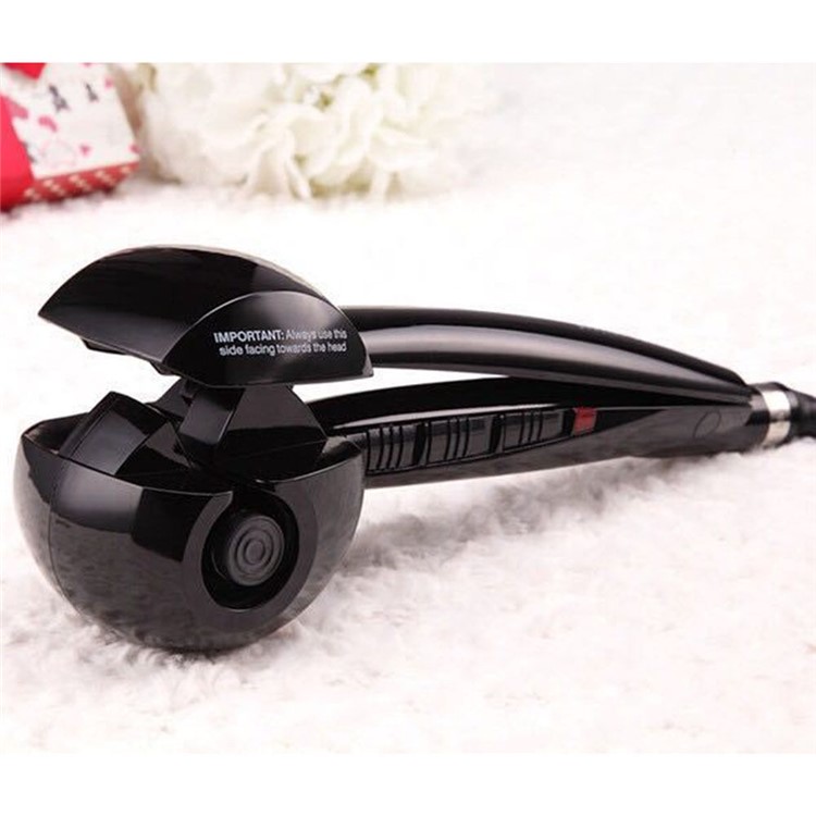 High Quality Auto Hair Curler Hair Styler Ceramic Wave Hair Roller Magic Curling Iron - Black / US Plug-1