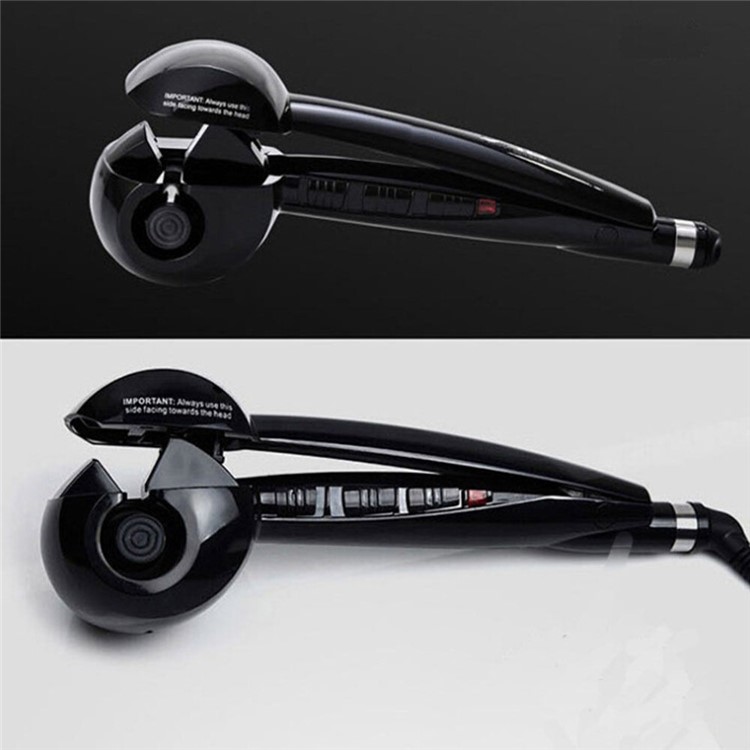 High Quality Auto Hair Curler Hair Styler Ceramic Wave Hair Roller Magic Curling Iron - Black / US Plug-2