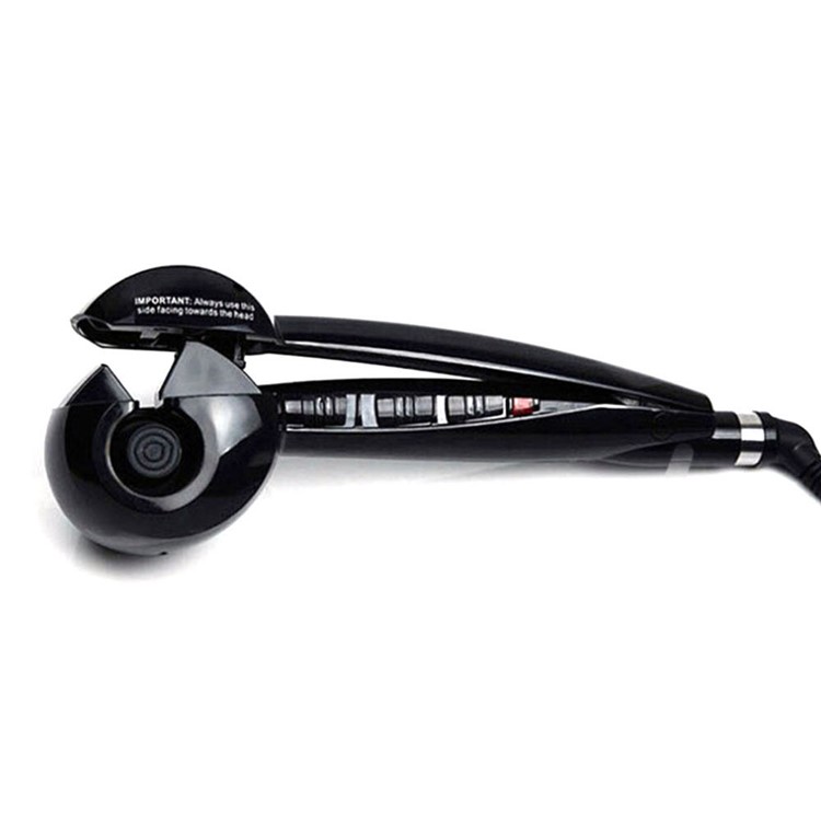 High Quality Auto Hair Curler Hair Styler Ceramic Wave Hair Roller Magic Curling Iron - Black / US Plug-3
