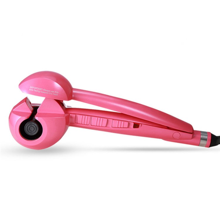 High Quality Auto Hair Curler Magic Curling Iron Ceramic Wave Hair Roller Hair Styler - Rose / US Plug-1