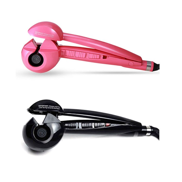 High Quality Auto Hair Curler Magic Curling Iron Ceramic Wave Hair Roller Hair Styler - Rose / US Plug-9